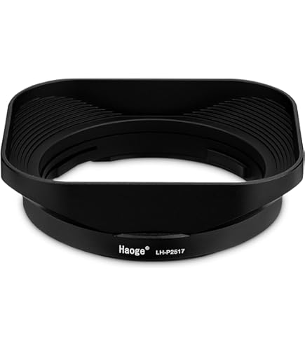 Amazon.com : Haoge LH-P15 Square Metal Lens Hood for Panasonic