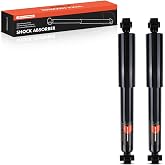 A-Premium Rear Shock Absorbers, Set of 2 - Compatible with Fiat | for 500 2012-2017