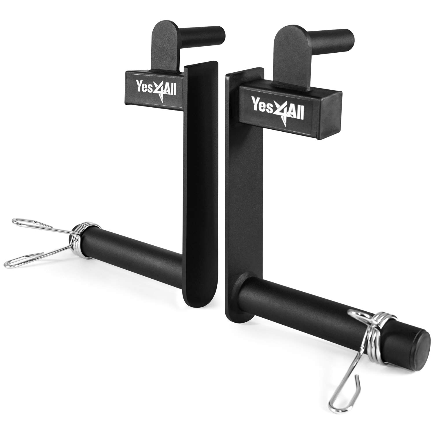 Yes4All Farmers Walk Handles for Grip Strength & Body Building Workouts - Support up to 330LBS (Pair)