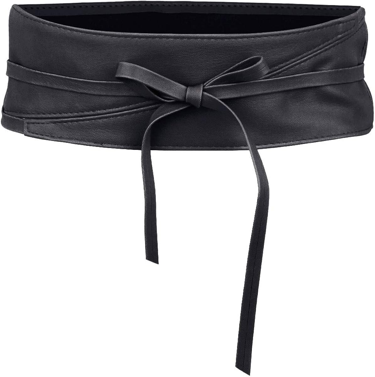 KYEYGWO Women's Dress Belts, PU Leather Ladies Belts for Dresses, Wide