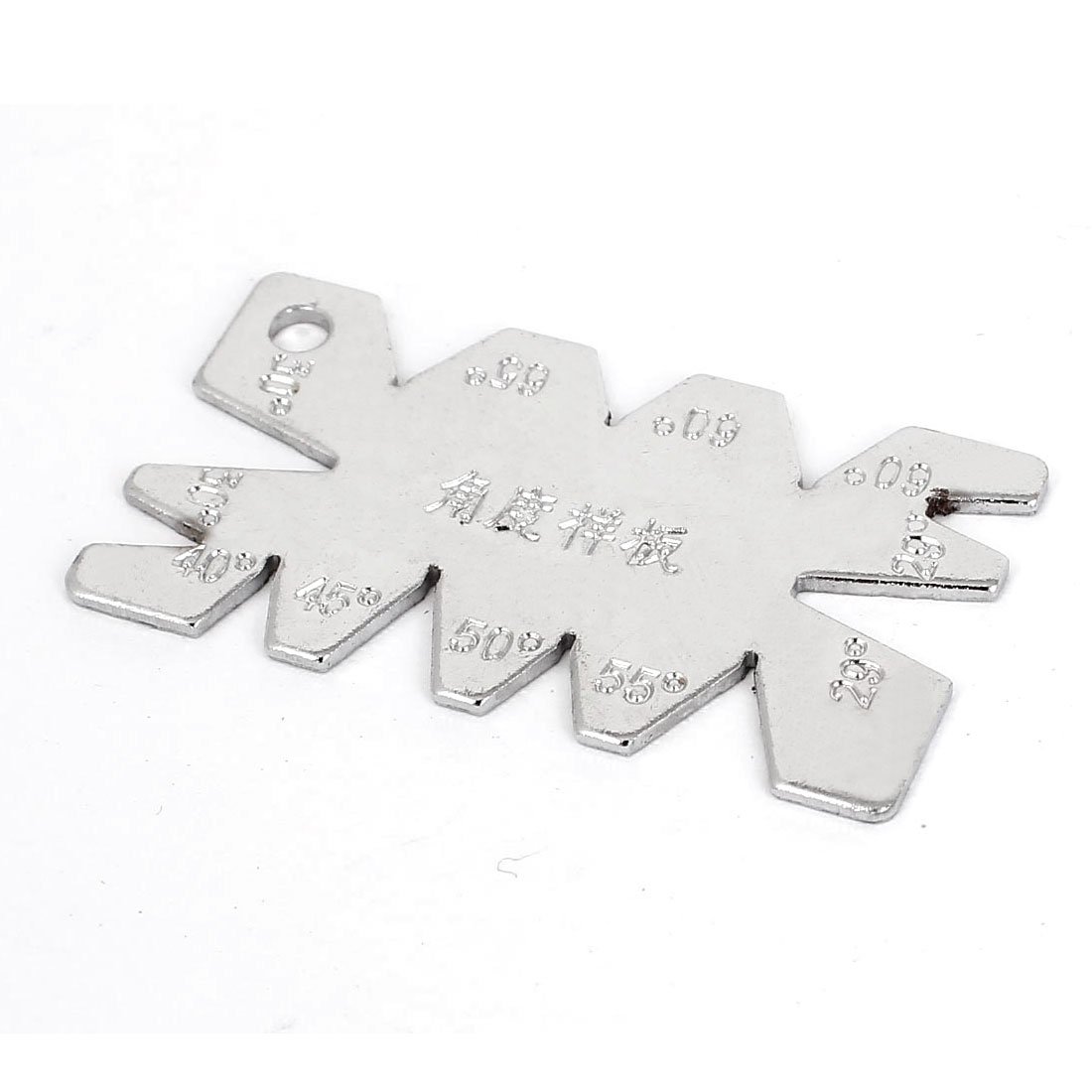 sourcingmap Metal Multiple Angles Degree Screw Thread Cutting Angle Gauge Measuring Tool