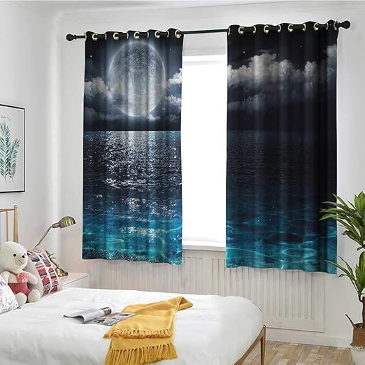 Amazon Com Marymunger Night Sky Waterproof Window Curtains Full