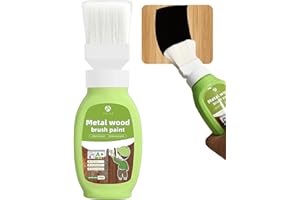 Anirun All-in-One Paint 17 oz Touch-Up Paint for Furniture, Cabinets, Wood, Metal - No Sanding, Fast-Drying, Water-Based Multi-Surface (Black)