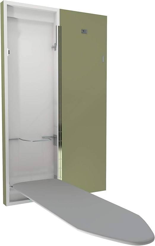Eureka_MFG Verde Tabla de planchar de pared en armario: Amazon.es: Hogar