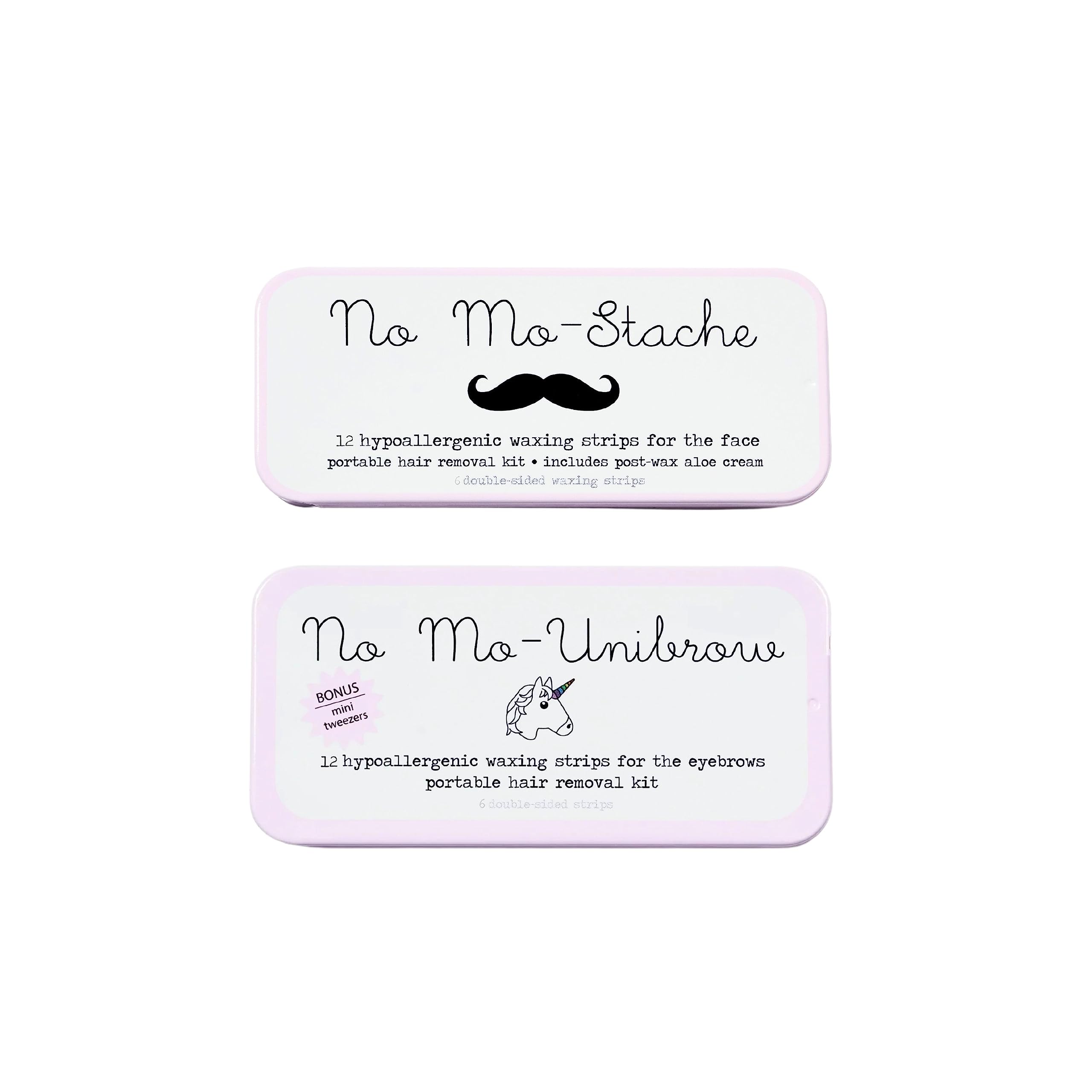 No Mo-Stache Mini Duo - 12 Count Brow and Lip Wax