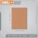 Fandeli Sandpaper Assorted Grits 80 120 220 25 Sheets 9" x 11" Wood Metal view 3