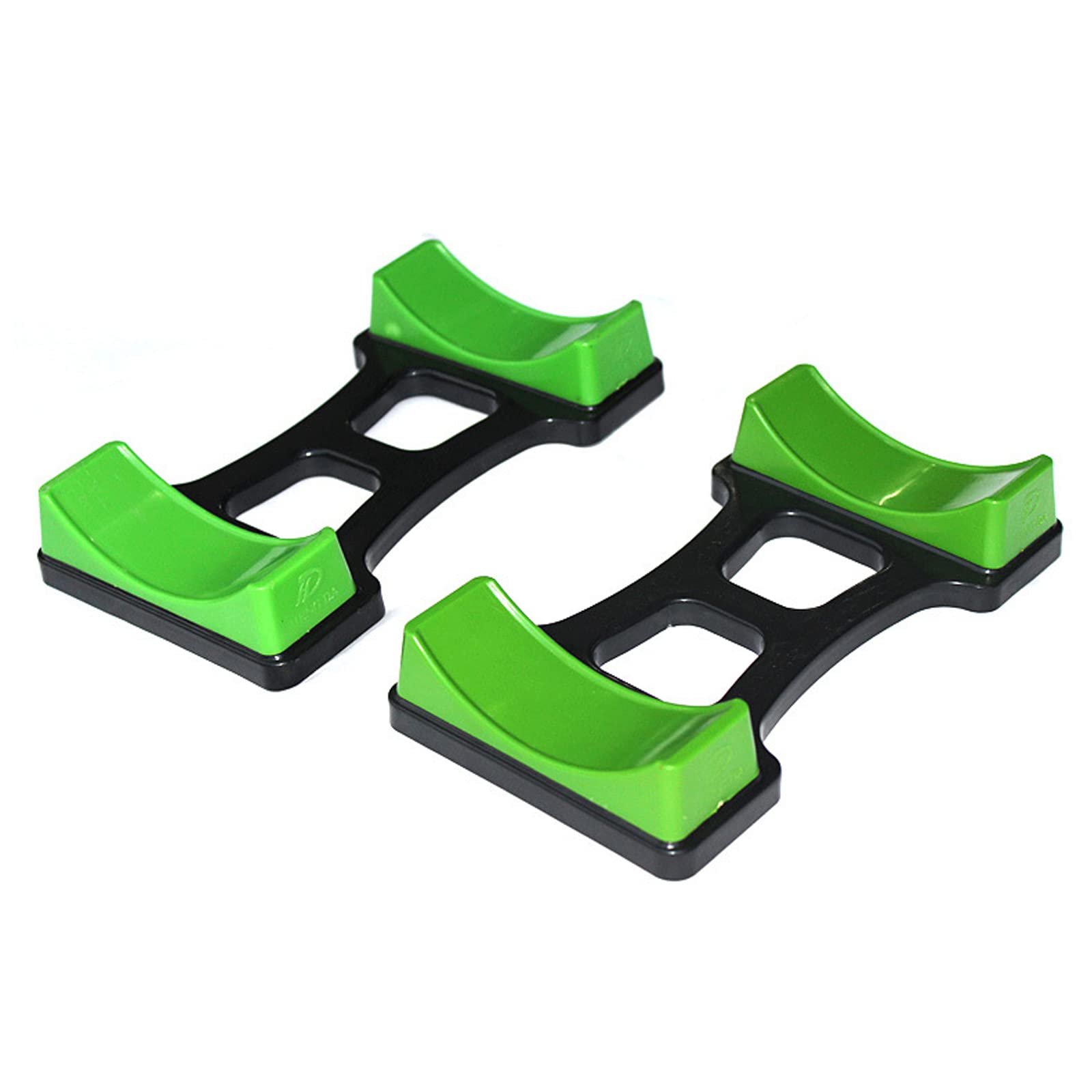 CTForest Dumbbell Rack, Pack of 2, Compact, Green, Plastic, A-Frame, 10 x 10 x 10 cm, Dumbbell Stand