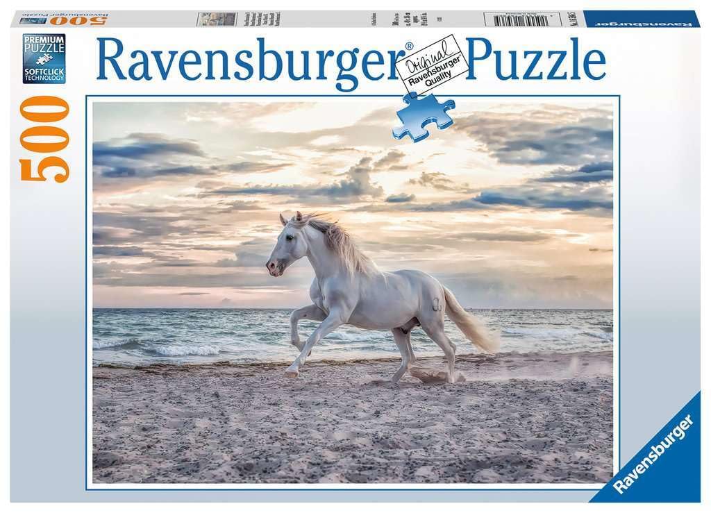 Ravensburger Evening Gallop 500 Piece Jigsaw Puzzle for Adults & Kids Age 10 Years Up