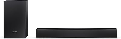 HT-SBW121 2.1-Kanal Soundbar mit kabellosem Subwoofer, Roku TV Ready, 240 W Maximalleistung, Bluetooth 5.3, HDMI ARC CEC und USB-Wiedergabe