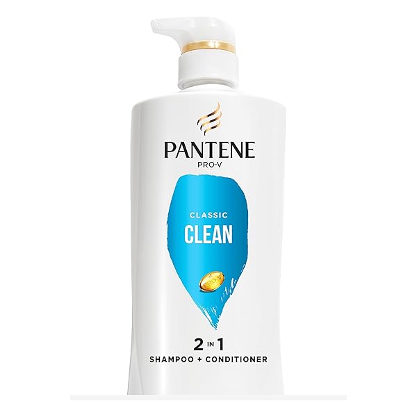 PANTENE PRO-V CLASSIC CLEAN 2IN1 SHAMPOO + CONDITIONER, 17.9OZ/530ML