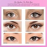 KIMUSE Winged Eyeliner Stamp-2 Waterproof Smudge-Proof Black view 5