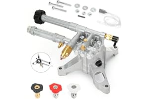 SPERUS AR High Pressure Washer Pump 2600 PSI RMW22G26-EZ 318644, Vertical 7/8" Shaft Power Washer Replacement Pump Head with Easy Start Valve by ANNOVI REVERBERI