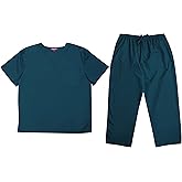 Tropi Men's Scrub Sets Uniforms for Men 6952-CARRIBEAN BLUE-XXXL