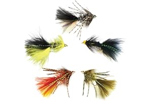 Thor Outdoor BH Woolly Bugger - Wet Fly Fishing Streamer Flies for Bass, Panfish, Trout