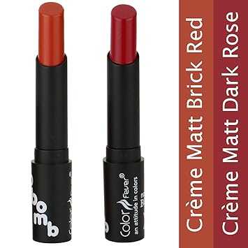 Bonjour Paris Creme Matt Lipstick, Brick Red, 7g