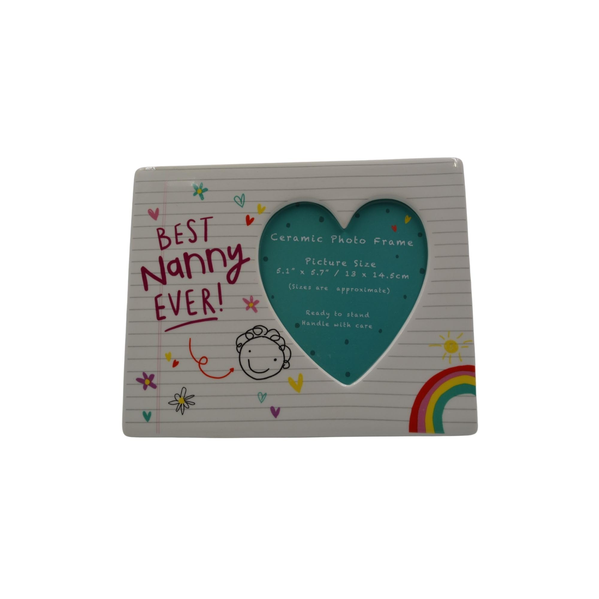 Scribbles Ceramic Photo Frame - Nanny