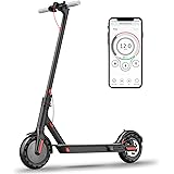 AOQIYU Electric Scooter for Adults - Non-Zero Start Folding E-Scooter,350W Motor & 19 MPH,Up to 19 Miles Range,8.5' Explosion