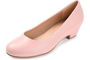 Journee Collection Women's Comfort Medium and Wide Width SAAR Pump