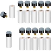 Falzqq 10 Sets Pool Cue Tips Replacement Kit Screw On Pool Stick Tips White Billiard Cue Tip Ferrules Billiard Cues Stick Accessories 12mm/13mm (Blue)
