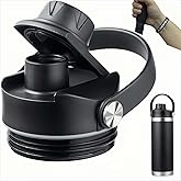 FLORAPELL Lid for Yeti Rambler 12 18 26 36 64 oz, Cap with Flexible Handle, Replacement Chug Lids for Yeti 18oz 26oz 36oz 64oz Rambler Water Bottle Top Accessories