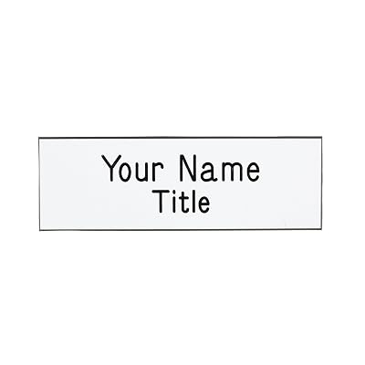 Name Badges - Name Tags - Custom Engraved with Magnet Fastener