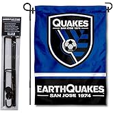 San Jose Soccer Garden Flag with Stand Pole Holder