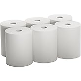 VONDREHLE EnMotion Compatible High Capacity Paper Towels, 10" x 800' Roll, White, 6 Rolls
