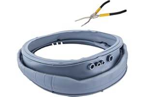 DIQZUUX MDS47123619 Washer Door Gasket Boot Seal Compatible with lg and kenmore Front Load Washer Door Seal, Replacement Parts WM3270CW/00, WM3670HVA/01, WM3080CW/00, WM3180CW/00, WM3500CW/00, WM3700HWA/00