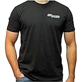 Sig Sauer Men's Crew Neck Short Sleeve Tee - Lightweight Breathable Cotton Casual Everyday Active Shooting Logo T-Shirt
