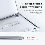 EooCoo Crystal Clear Case for 13-Inch MacBook Pro M1 M2 A2338 A2251 A2289 A2159 view 6