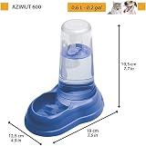 Ferplast AZIMUT 600 Pet Dispenser 0,6 L Dry Food or Water Blue view 2