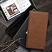 Travel Wallet - Passport Holder - Long Leather Wallet and Travel Document Organizer - Wallet for Men and Women - Money Tickets and Card Organizer - RFID Travel Document Holder - in a Gift Box - Brown