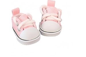 TOARGONA Doll Clothes Shoes Compatible with Labubu 17cm, Cute Fashion Shoes Suitable for La bubu Accessories, Dress Up for Labubu (Pink)