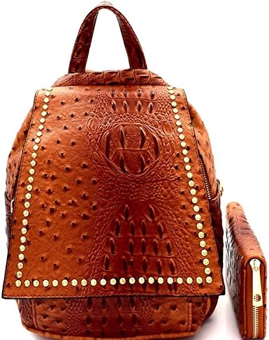 crocodile print purse