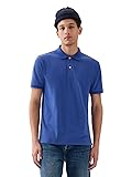 GAP Mens Stretch Pique Polo Shirt Matisse Blue XL