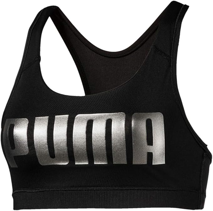 Puma Women 4Keeps Mid Impact Bra Women Running Clothes Sports Bras