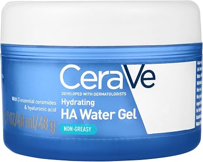 , Aqua-Gel Hydratant, Hydratation 72H, Crème Hydratante Visage, Tous Types de Peaux Même Mixtes et Sensibles, A Base d'Acide Hyaluronique, Niacinamide et Céramides, Texture Fluide et Légère