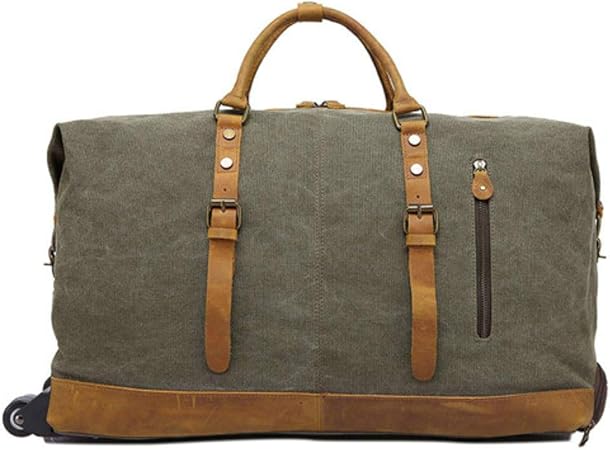 canvas rolling luggage