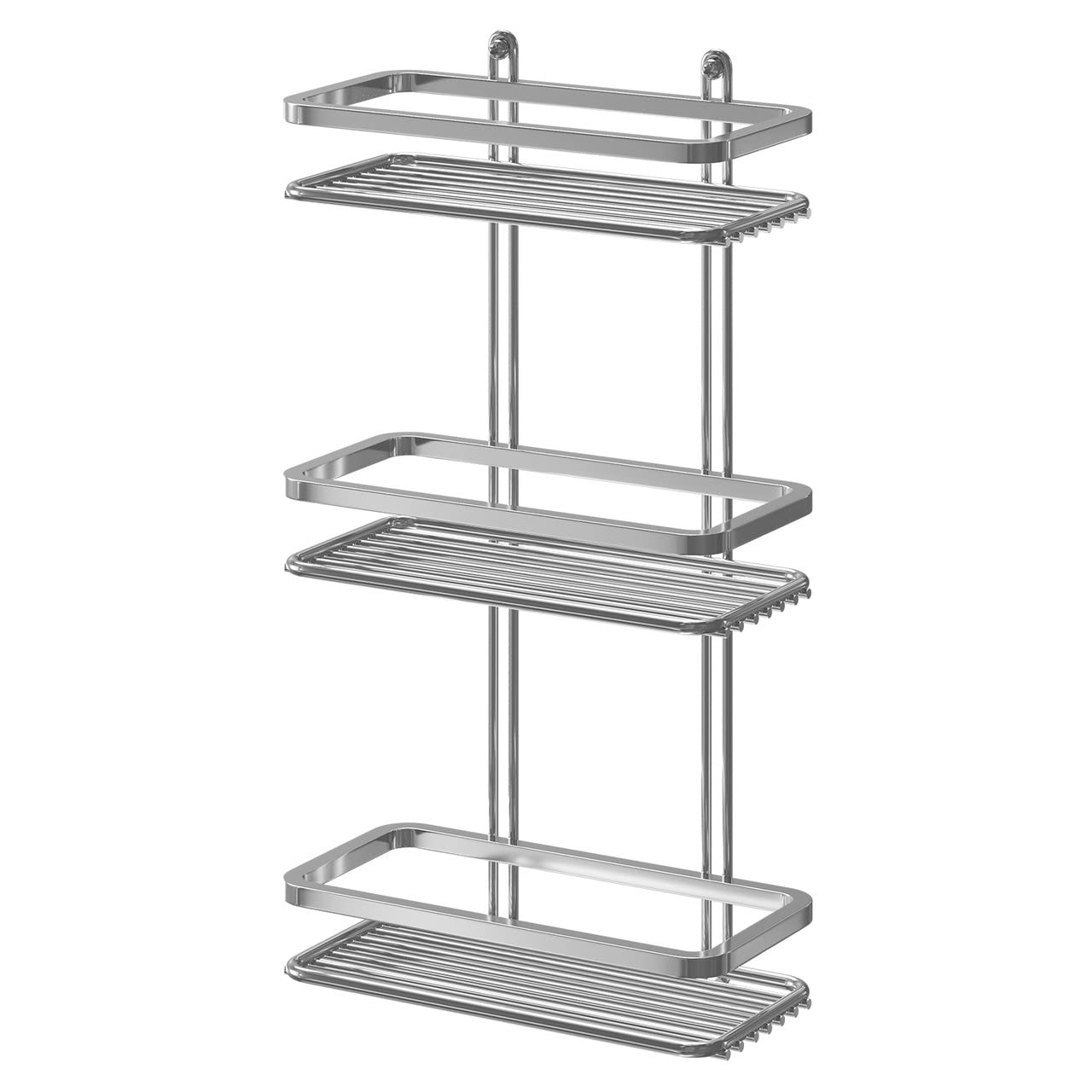 Satina WIRE Triple Shelf Shower Basket Chrome 3-Tier by Satina