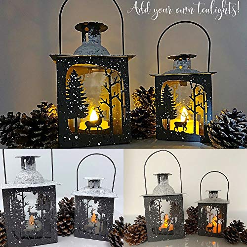 5 BANBERRY+DESIGNS+Rustic+Lantern+Set