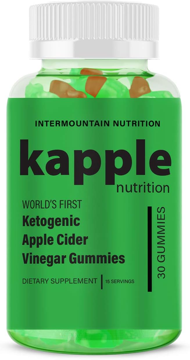 Kapple Nutrition, Ketogenic Apple Cider Vinegar Gummies, The Official Brand Natural Dietary Supplement