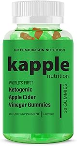 Kapple Nutrition, Ketogenic Apple Cider Vinegar Gummies, The Official Brand Natural Dietary Supplement
