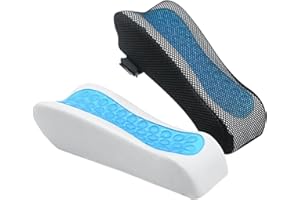 1 Piece Ergonomic Armrest Pad,Memory Foam Office Chair Arm Rest Pad,Gaming Chair Arm Rest Covers Pillow, Elbow Support Cushio