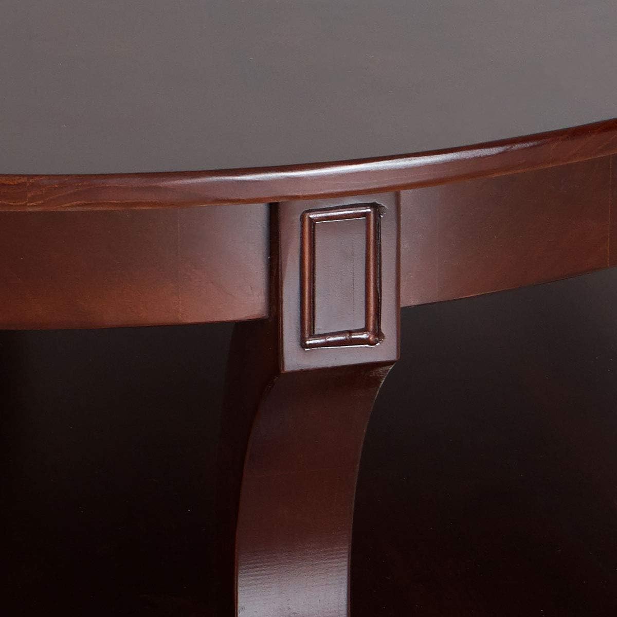  Brand – Ravenna Home Traditional Solid Pine Coffee Table, 19''H, Espresso Finish: Furniture & Decor