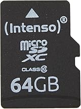Intenso 3413490 64GB Micro SD Card Class 10 U1 Adapter - Full HD Video