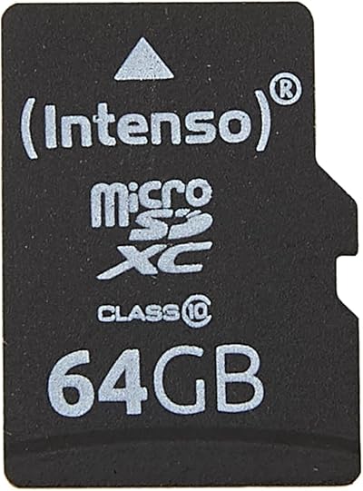 Intenso 3413490 64GB Micro SD Card Class 10 U1 Adapter - Full HD Video