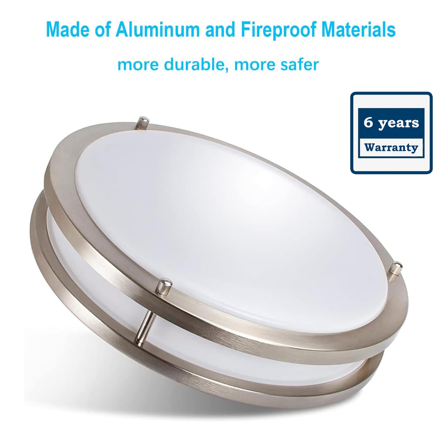 42W Dimmable LED Ceiling Light Fixture, Flush Mount