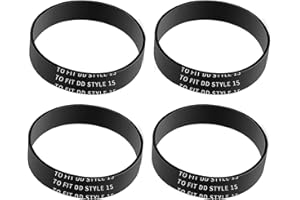 SaferCCTV Vacuum Belt Style 15 Compatible with Dirt Devil Dynamite Upright Vacuum UD20015, M084650 Red, Vacuum Cleaner Belt R