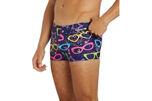 Sporti Mens Square Leg Swimsuit - Men's Lap Swimming Suits - Competitive Swimsuit Men for Lap Swimming