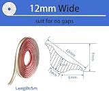 Zayejod Champagne Gold PVC Quadrant Trim 5M 12mm x 6mm Self-Adhesive view 2